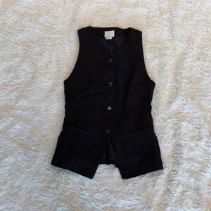 Woman’s Black Vest